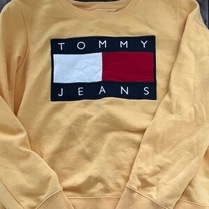 Tommy Hilfiger Yellow Crewneck Sweater